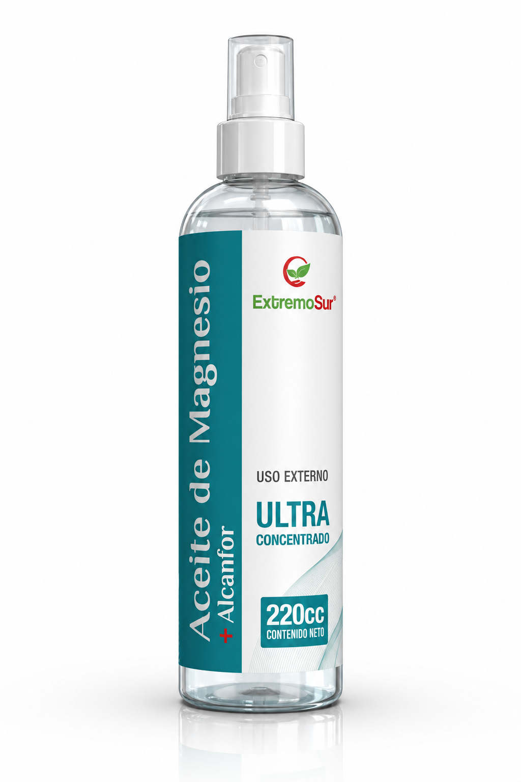 Aceite de Magnesio + Alcanfor 220 cc. Ultraconcentrado