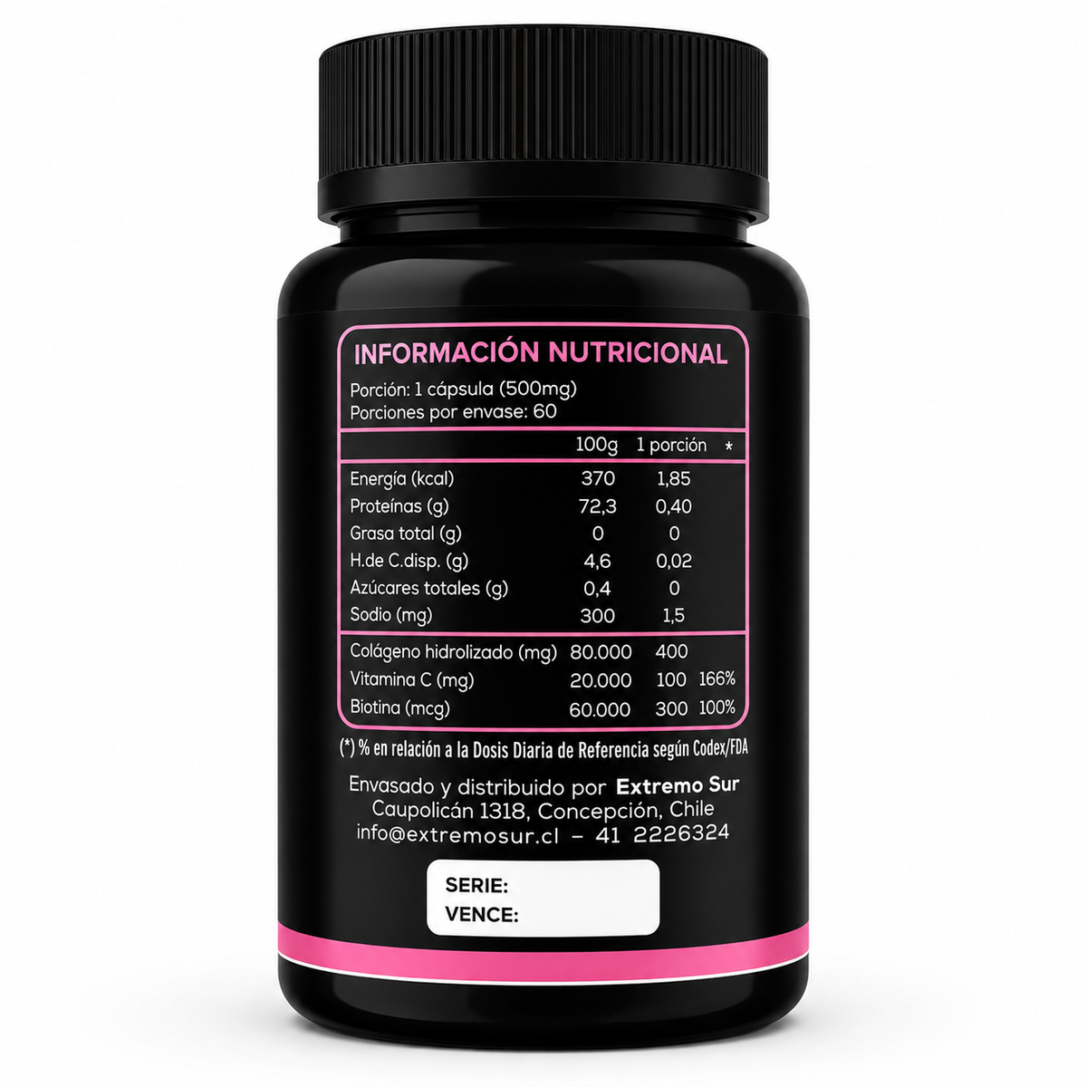Biotina + Colágeno Hidrolizado + Vitamina C