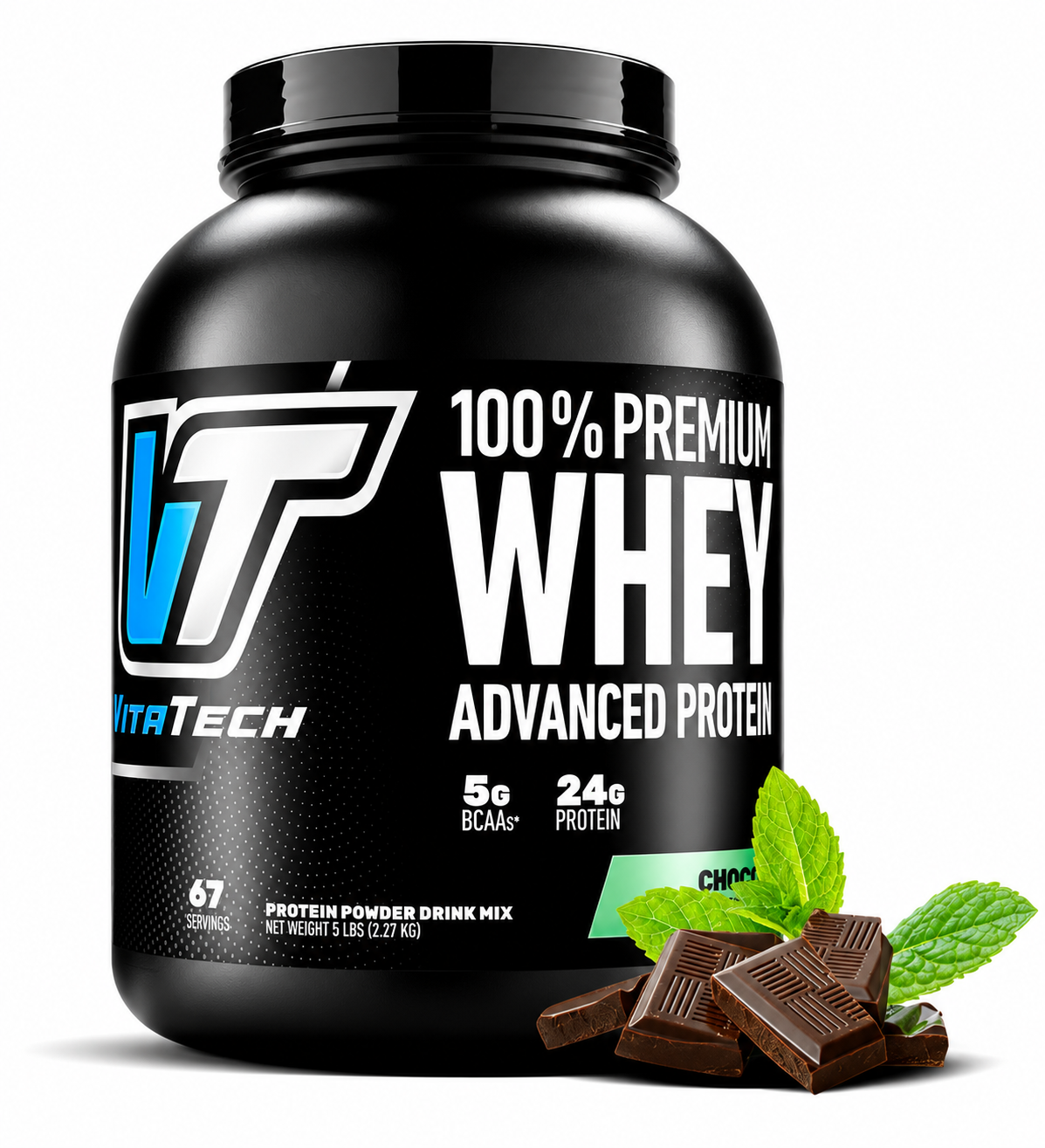 100% PREMIUM WHEY Advanced Protein – 5 lbs / 67 servicios