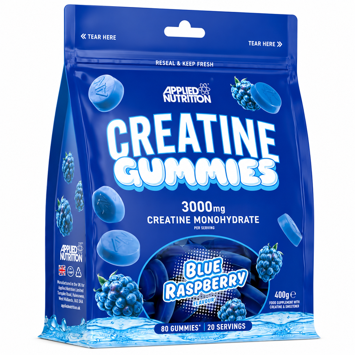 Creatina Monohydrate GUMMIES - 80 gomas / 20 servicios