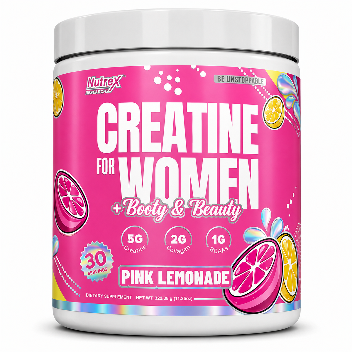 Creatina for WOMEN + Booty & Beauty - 324 grs / 30 servicios