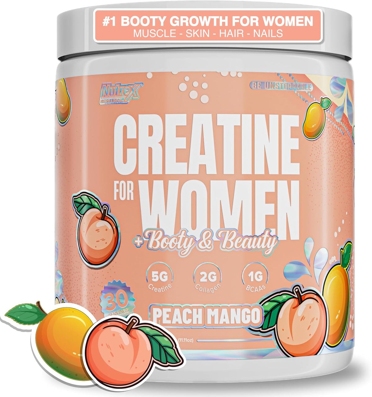 Creatina for WOMEN + Booty & Beauty - 324 grs / 30 servicios