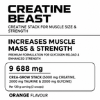 Creatina BEAST Muscle Size & Strength (CREATINA + GLYCINA + TAURINA) - 960 grs / 16 servicios