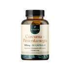 Curcuma + Pimienta Negra 500 Mg 90 Cápsulas
