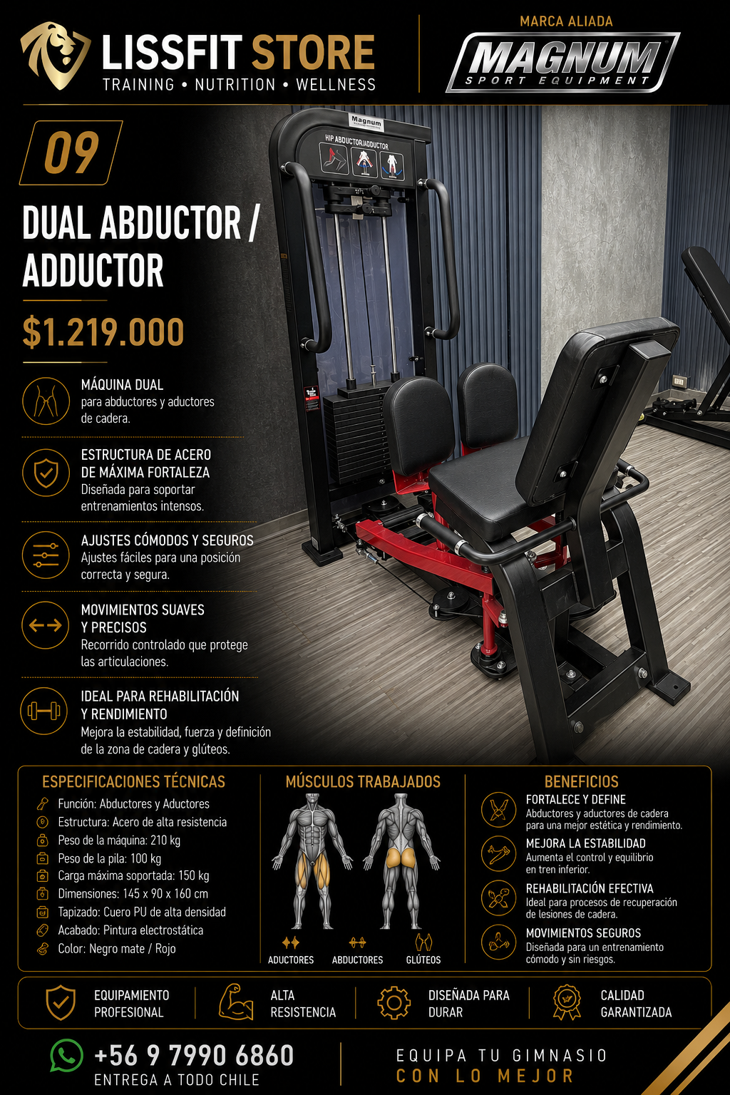Dual Abductor / Adductor Magnum