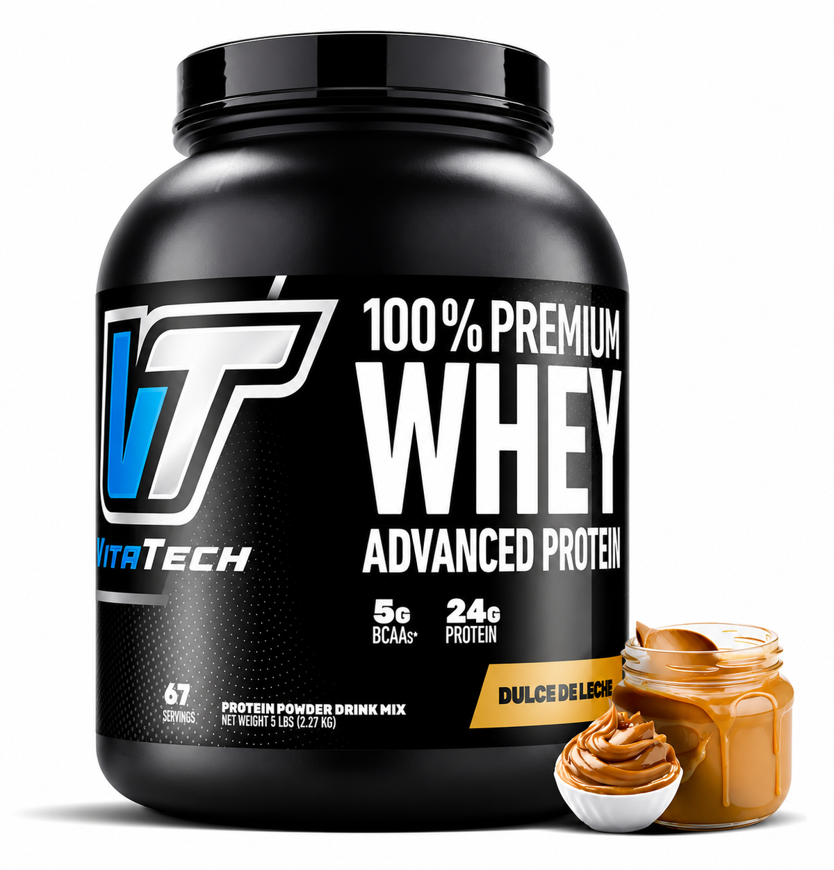 100% PREMIUM WHEY Advanced Protein – 5 lbs / 67 servicios