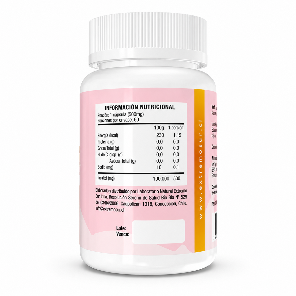 Inositol 60 cápsulas