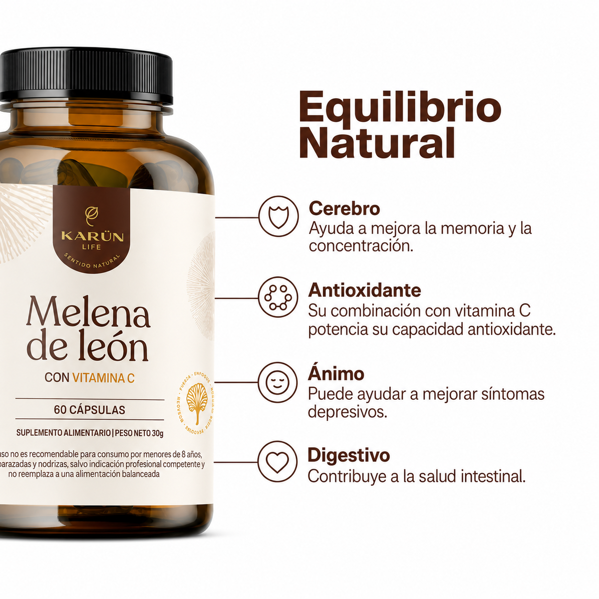 Melena de León Hongo - 60 Capsulas