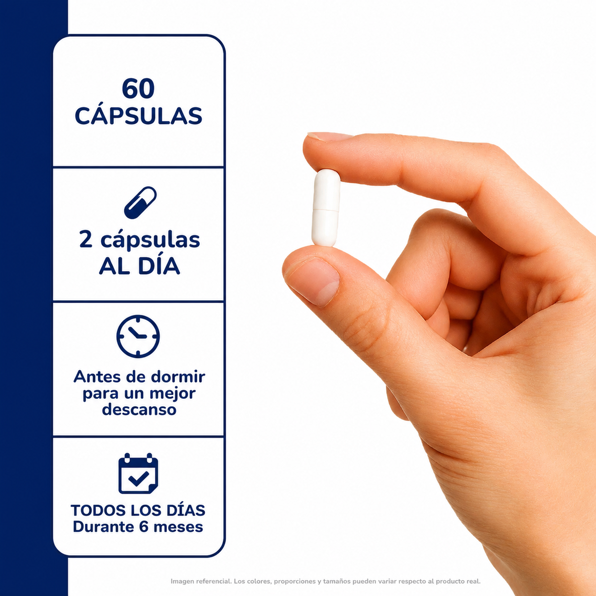 Magnesio Bisglicinato 500 Mg 60 Cápsulas