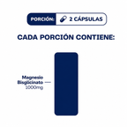 Magnesio Bisglicinato 500 Mg 60 Cápsulas
