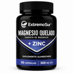 Magnesio Quelado + Zinc 500 mg