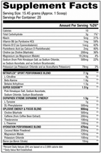 Nitraflex EXTREME SPORT Performance Pre-Workout Powder USA - 309 grs / 20 servicios