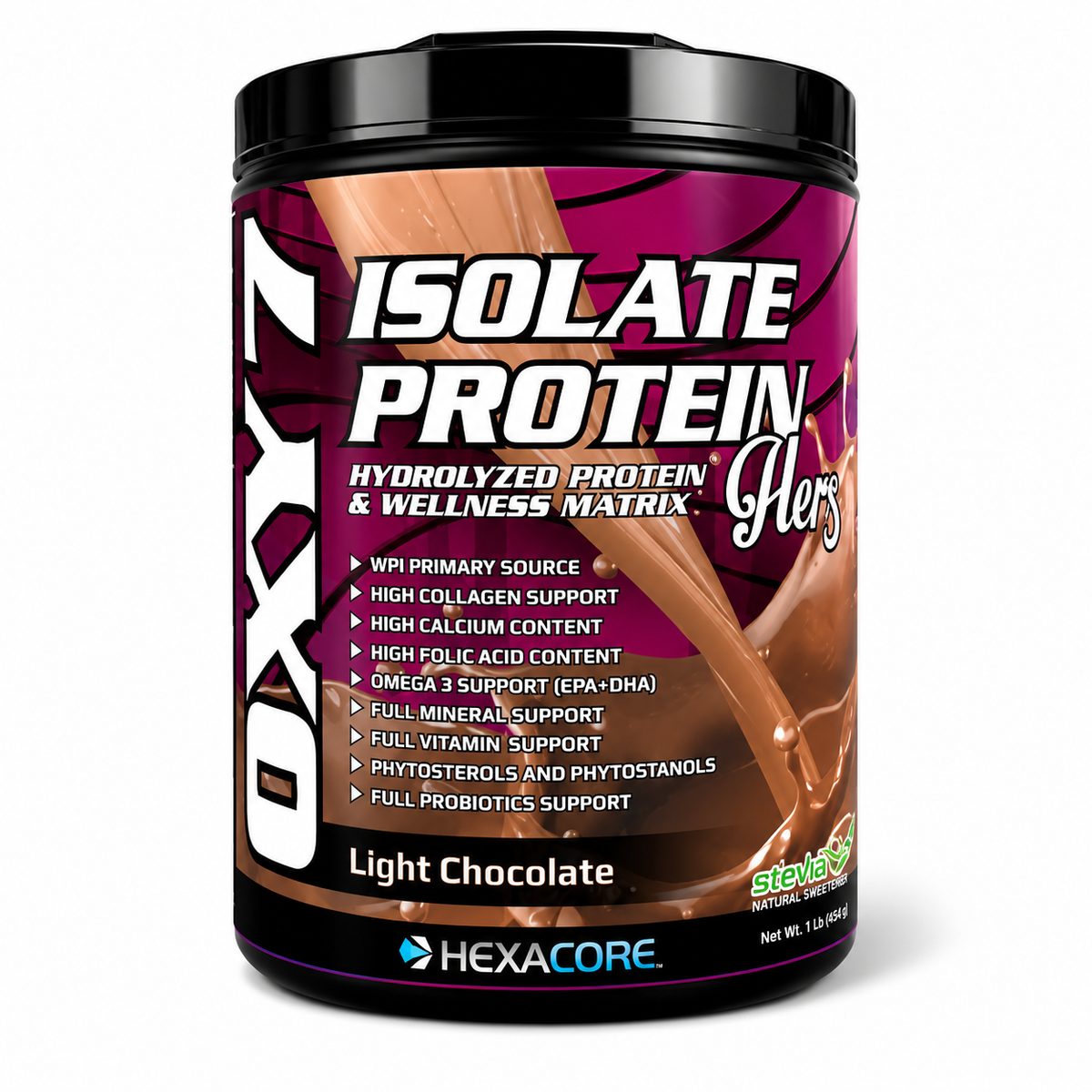 OXY 7 HERS ISOLATE Whey Protein - 5 lbs / 60 servicios