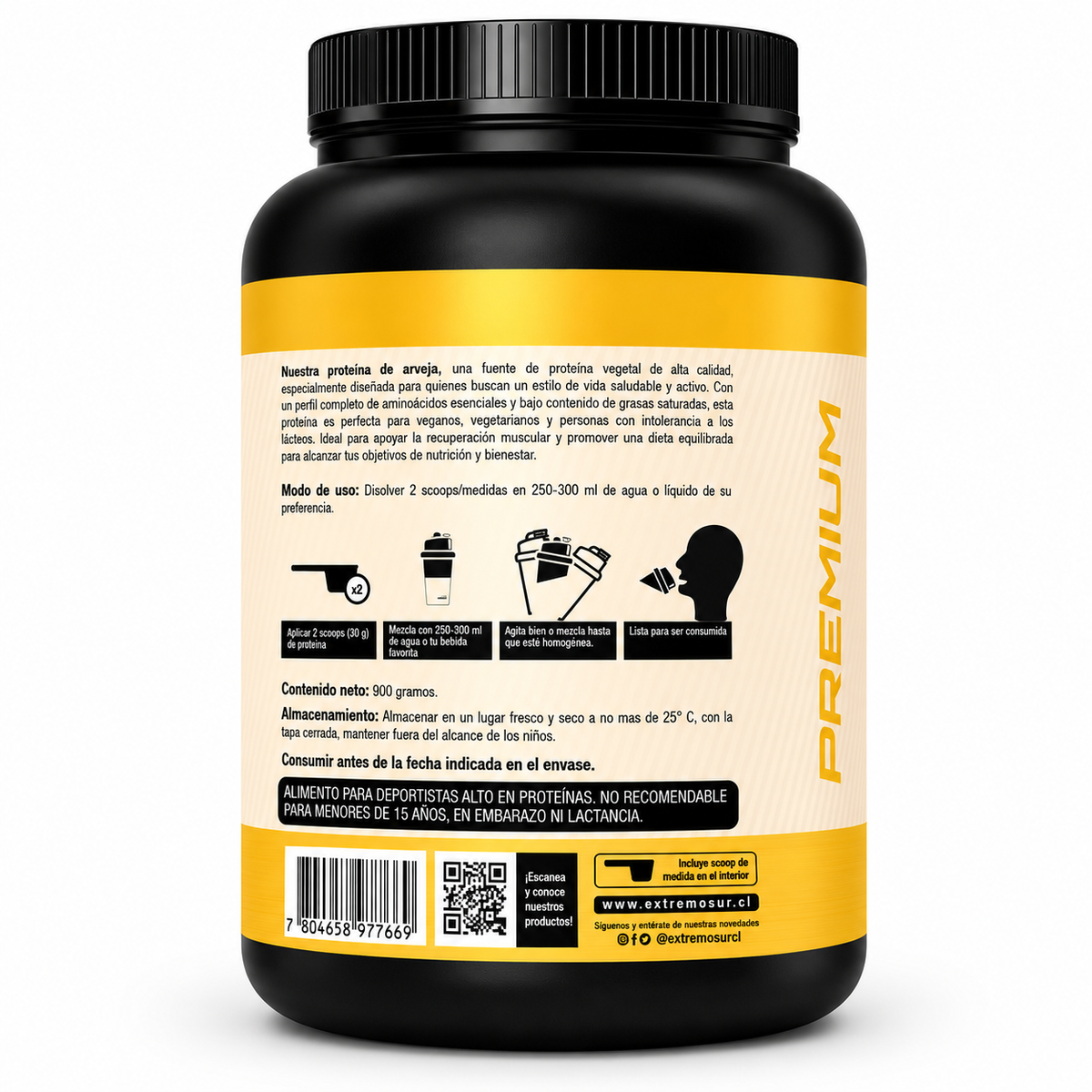 PROTEINA DE ARVEJAS 900 gramos