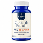 Citrato De Potasio 90 Capsulas 750 Mg