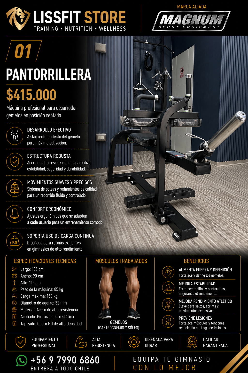 Pantorrillera Magnum