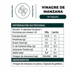 Vinagre De Manzana 400mg 90 Cápsulas