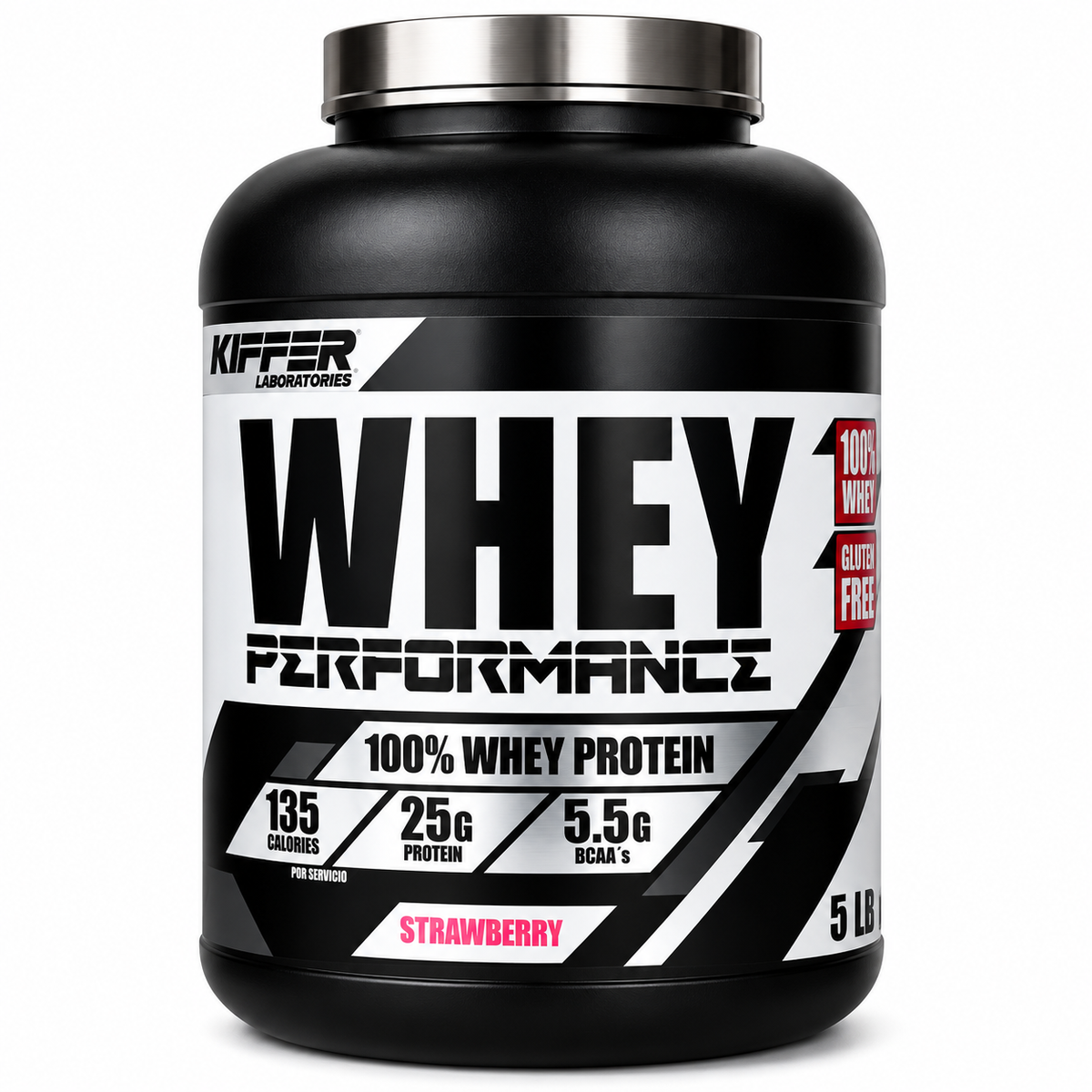 Proteína Whey Kiffer Performance 100% Whey Protein 5 lbs – 67 Servicios
