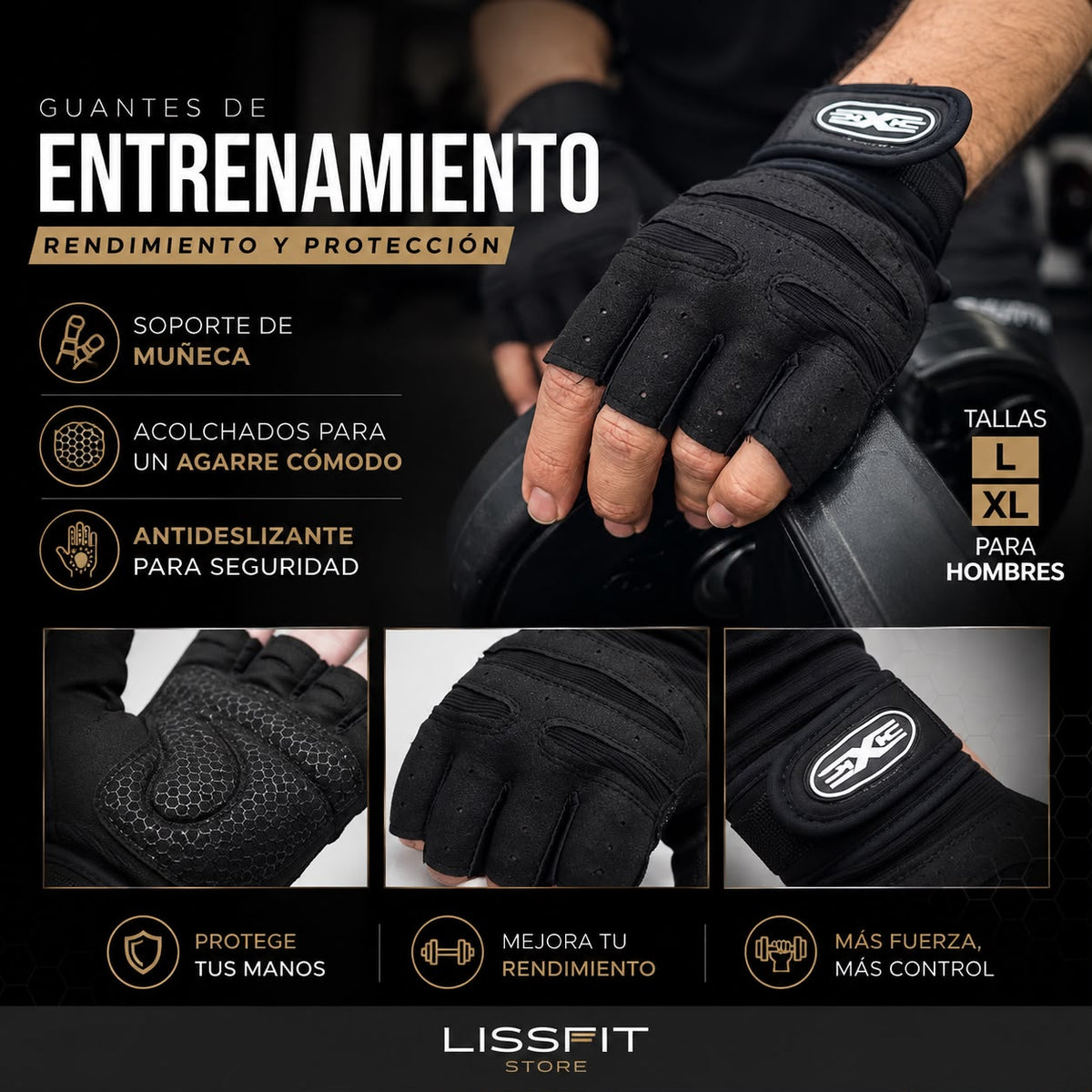 Guantes de Entrenamiento Hombres