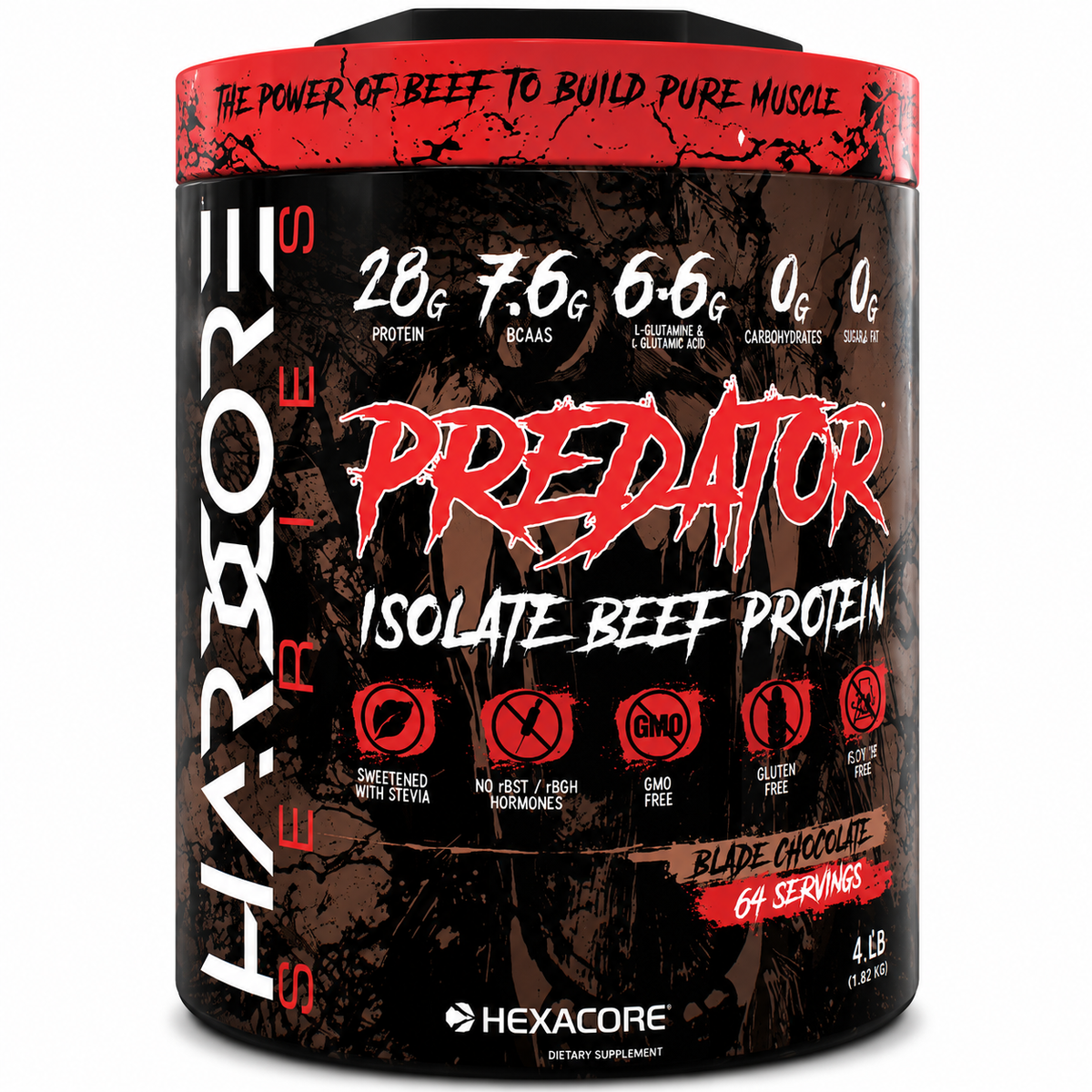 PREDATOR Isolate BEEF Protein – 4.8 lbs / 64 servicios