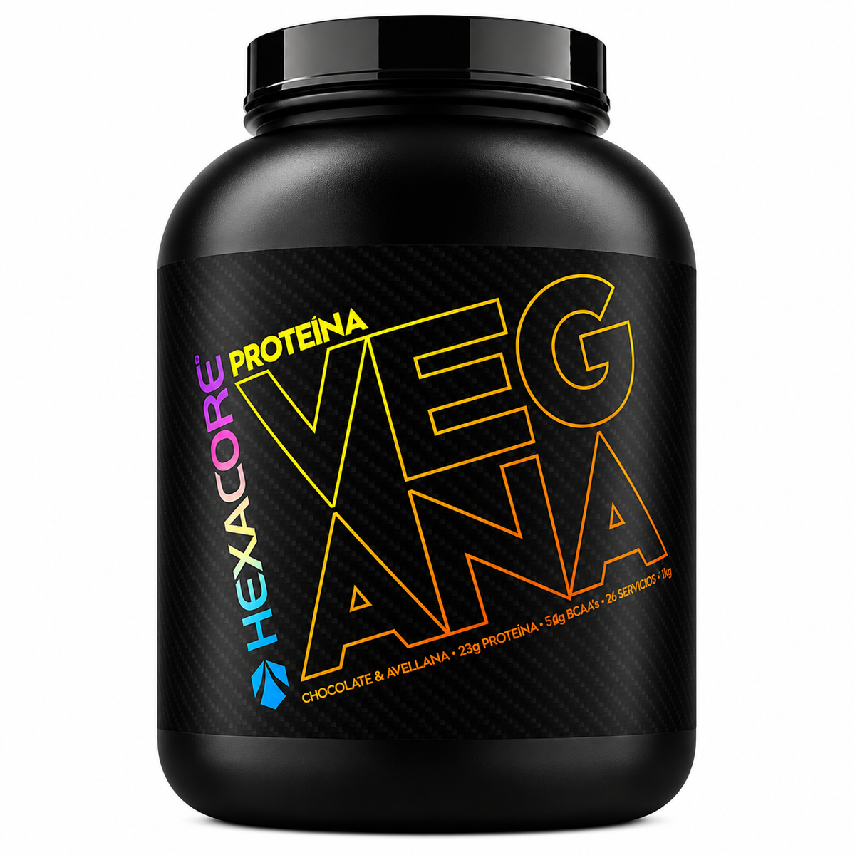 Hexacore Proteína Vegana – 5 lbs 76 servicios