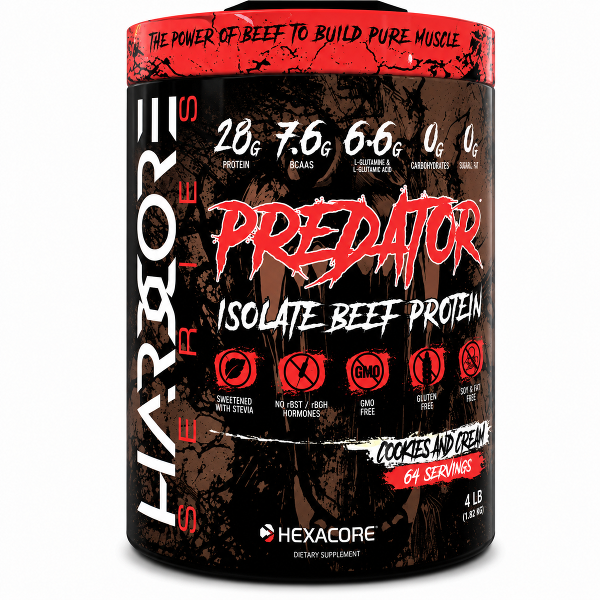 PREDATOR Isolate BEEF Protein – 4.8 lbs / 64 servicios