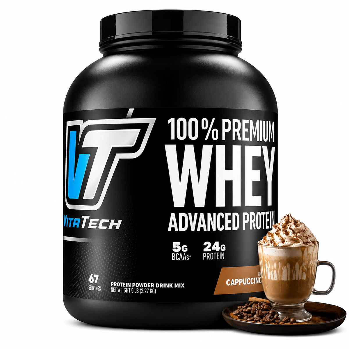 100% PREMIUM WHEY Advanced Protein – 5 lbs / 67 servicios