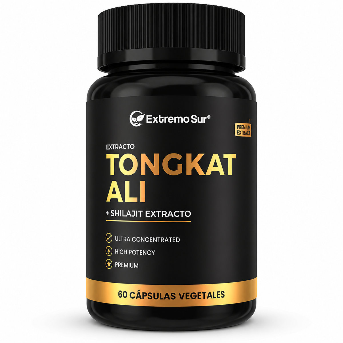 TONGKAT ALI + SHILAJIT EXTRACTO - 60 CÁPSULAS